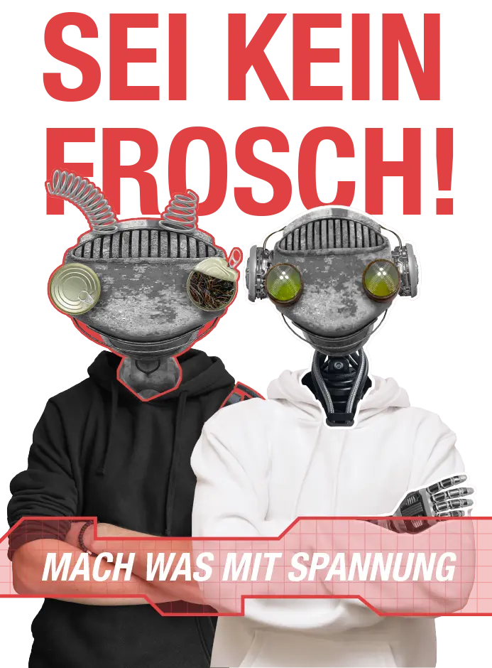 Sei kein Frosch! Mach was mit Spannung